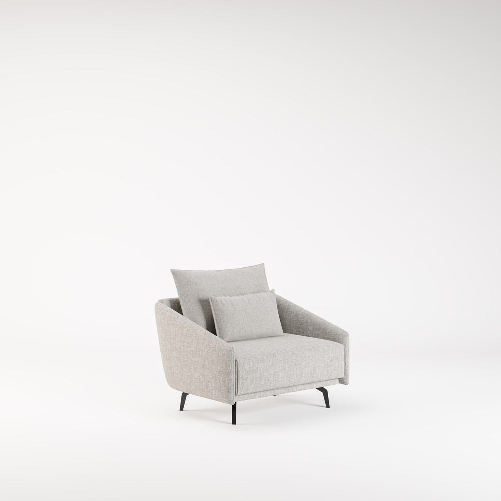Modular Fabric Furnishing Savoy Armchair- Armchairs-Yavanika