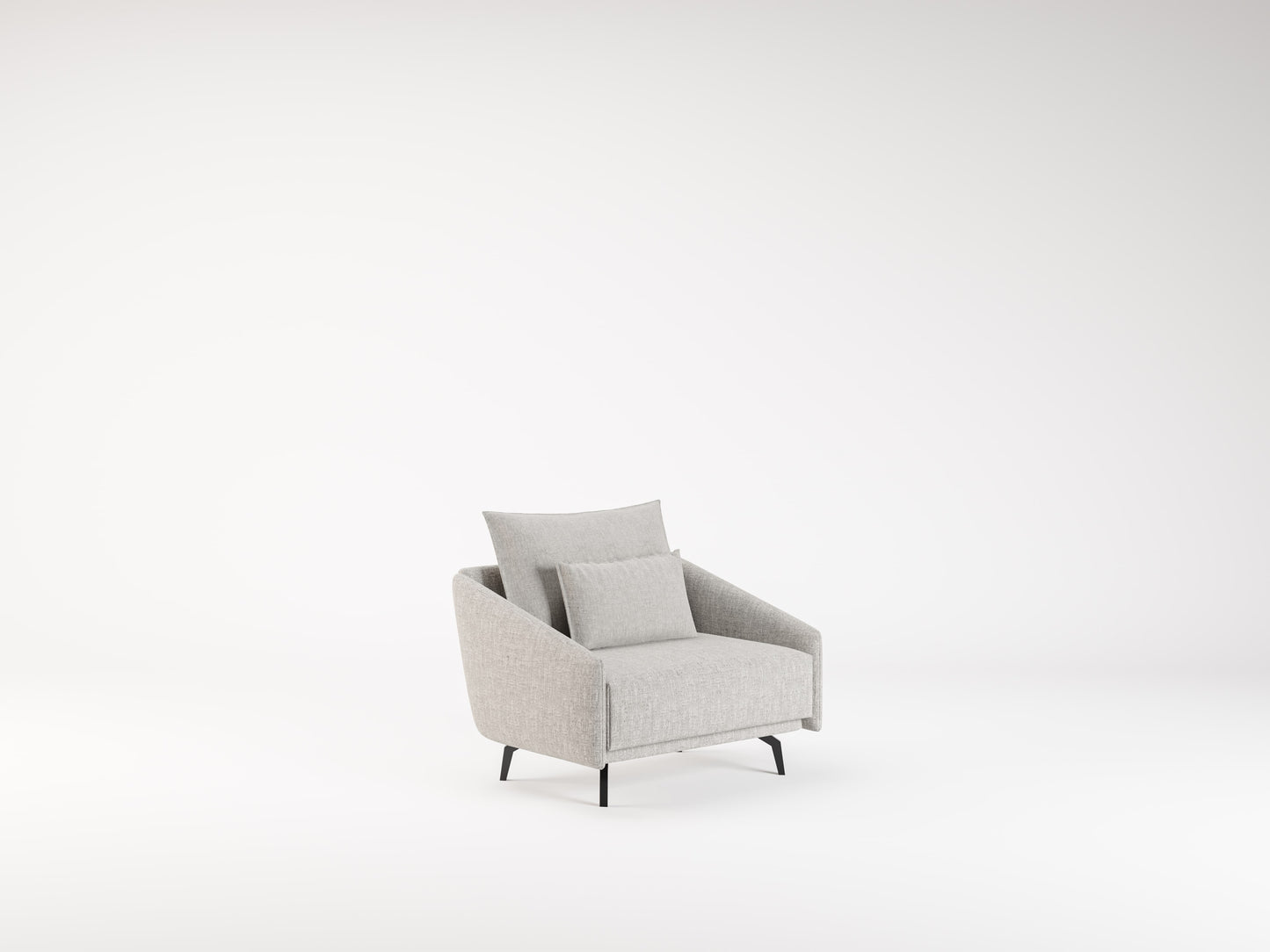 Modular Fabric Furnishing Savoy Armchair- Armchairs-Yavanika