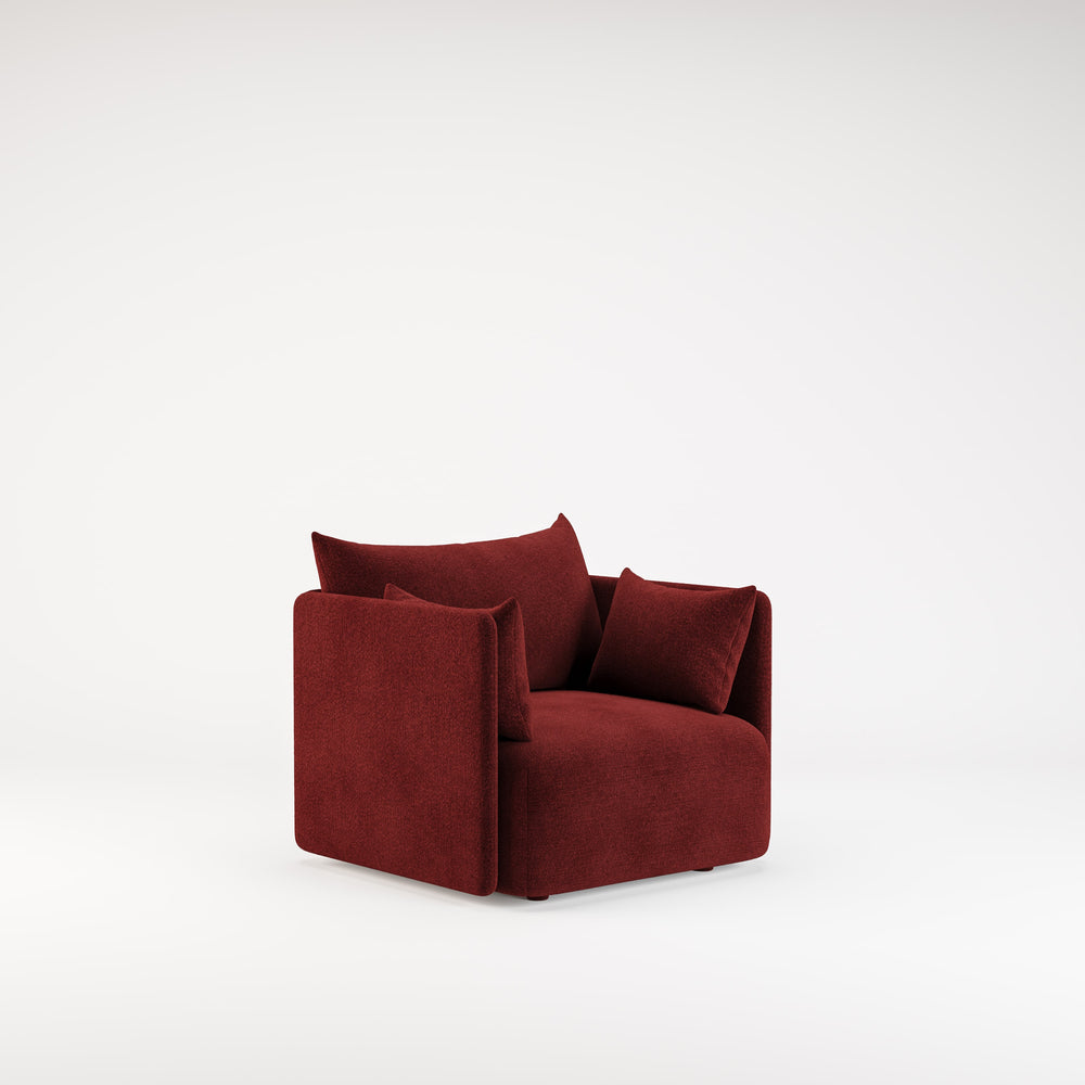 Modular Fabric Furnishing Lorena Armchair- Armchairs-Yavanika