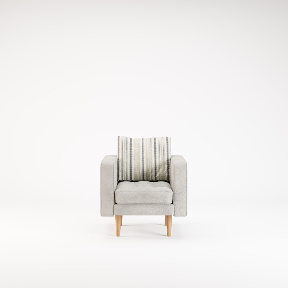 Modular Fabric Furnishing Zora Armchair- Armchairs-Yavanika