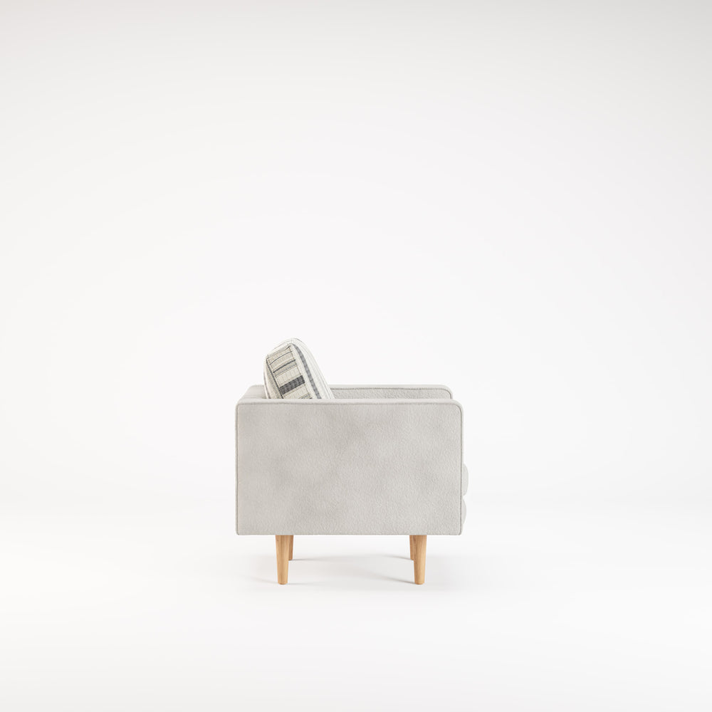 Modular Fabric Furnishing Zora Armchair- Armchairs-Yavanika
