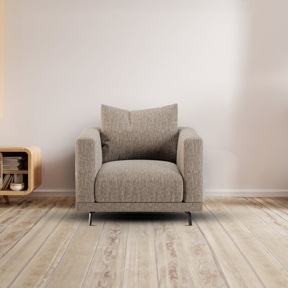 
                  
                    Modular Fabric Furnishing Kanha Armchair- Armchairs-Yavanika
                  
                